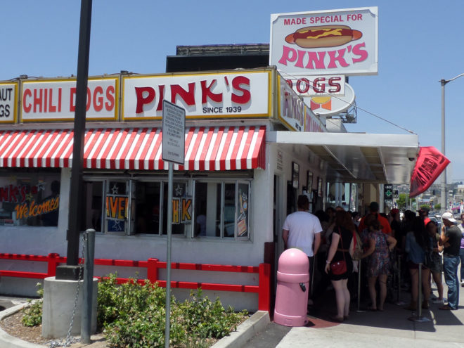 Pink's Hot Dogs Classic Restaurants in Los Angeles
