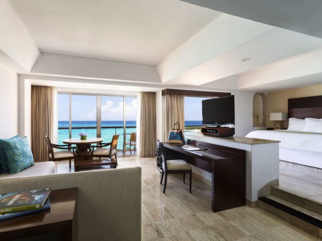 Master King Suite from the Fiesta Americana Grand Coral Beach Resort