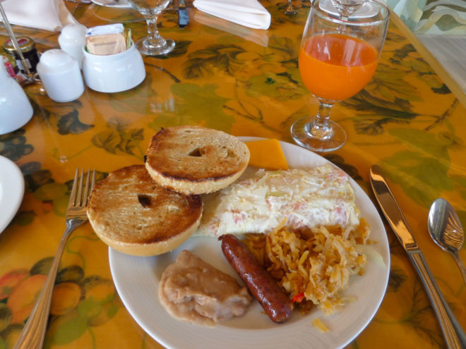Breakfast from the Vina Del Mar buffet