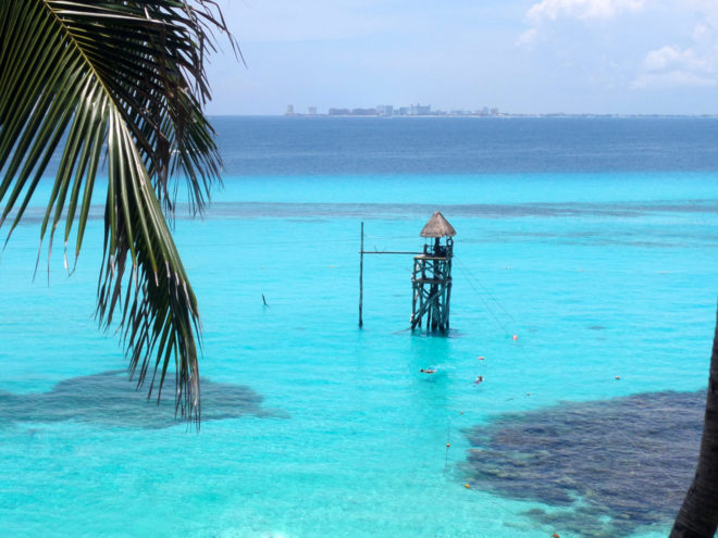 Garrafon waters of Cancun Bay