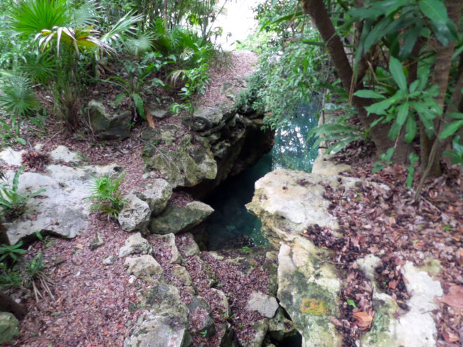 Overlooking underground rivers