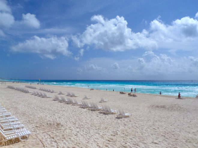 The Beautiful Beach in front of the Fiesta Americana Condesa