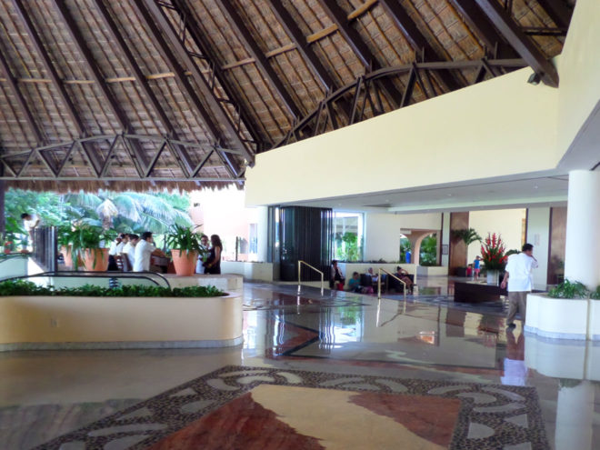 Open air lobby at the Fiesta Americana Condesa