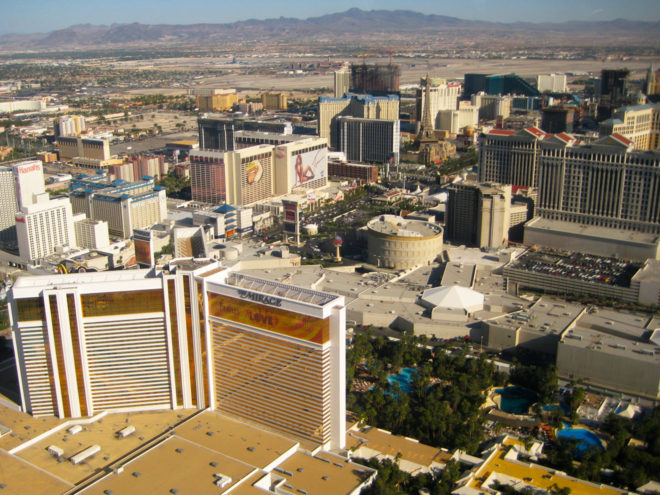 Aerial View of the Las Vegas Strip