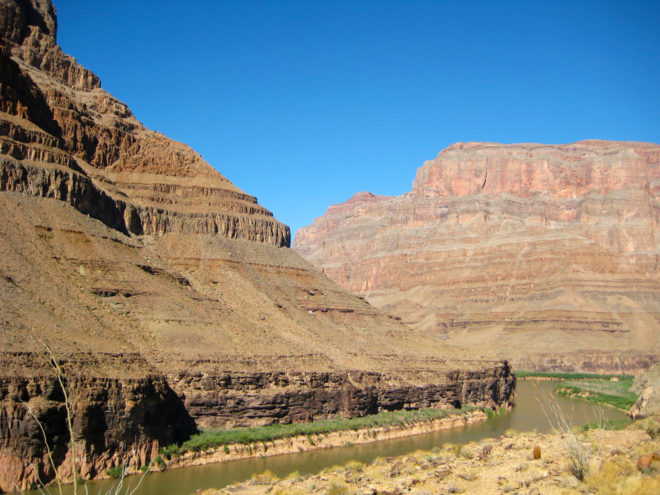 Grand Canyon Helicopter Tour Landing Site View
