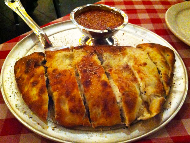 Calzone from Grimaldi’s Pizzeria