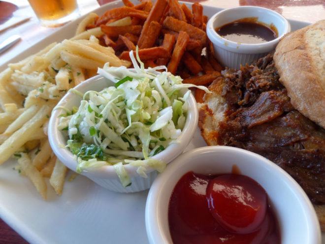 Original BBQ Brisket from Truxton's  American Bistro