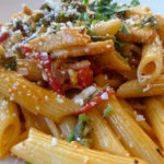 Spicy Roasted Red Pepper Penne