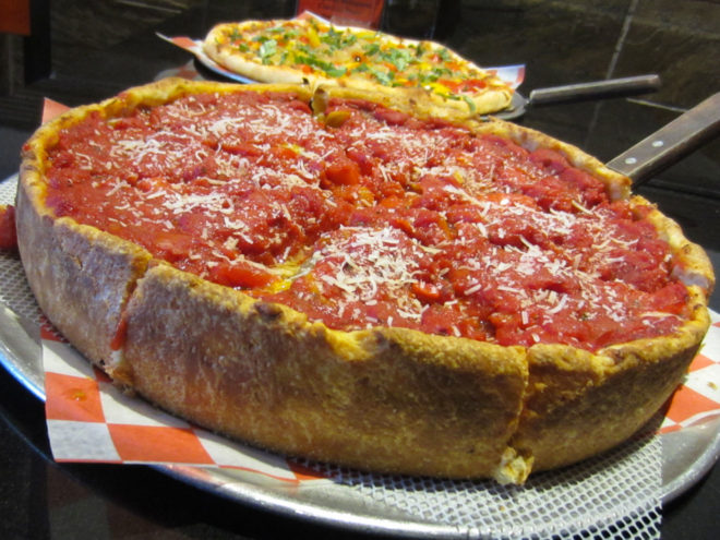 Chicago Deep Dish and the N.Y. Thin Crust Pizzas