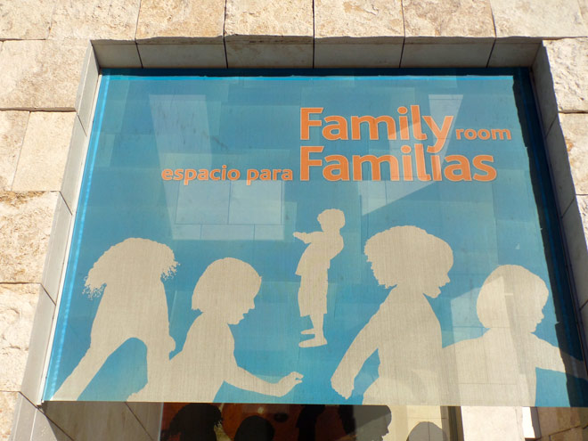 Getty Center Family Room Banner