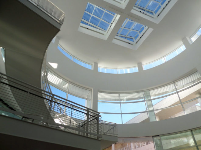 Getty Center museum entrance hall