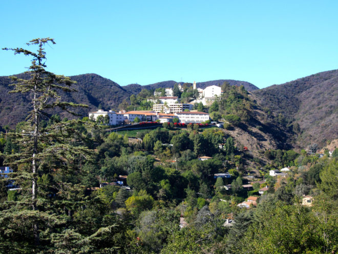 View from Getty Center Arrival Plaza