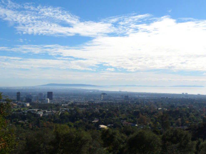 Los Angeles and Pacific Ocean