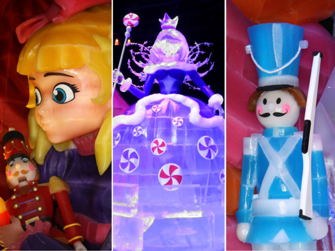 Chill Nutcracker Ice Sculptures