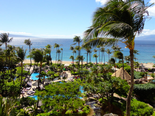 Westin Maui Resort Pools Aerial View