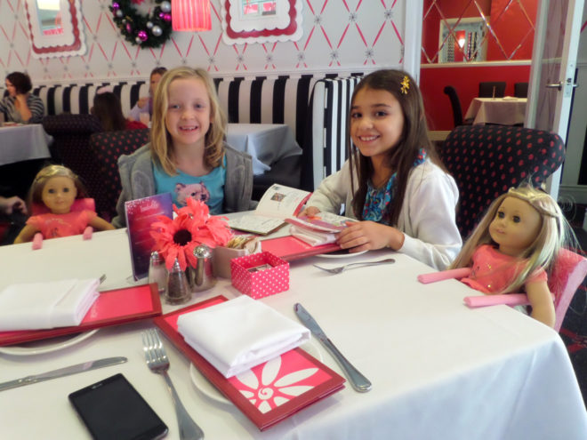 Dining at the American Girl Cafe