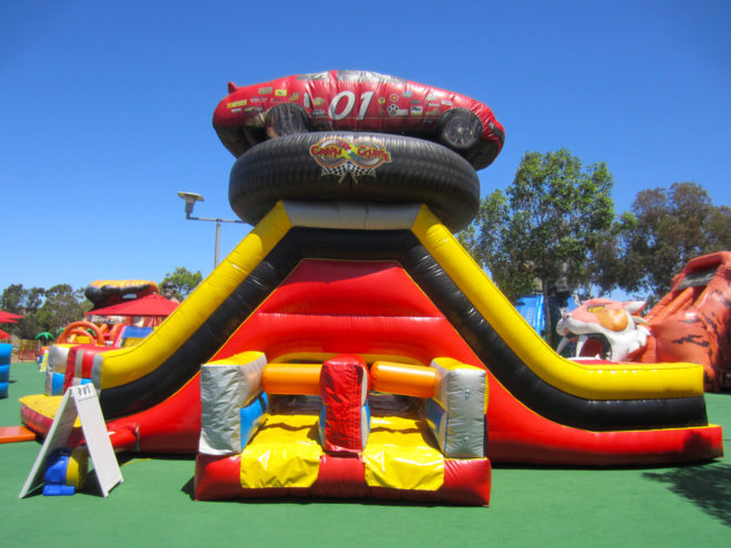 Inflatable World's Crash Course Slide