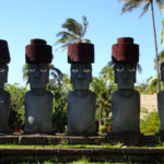 Polynesian Cultural Center Stone Statues