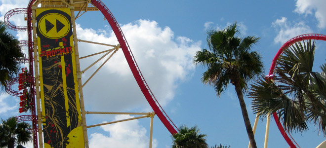 Hollywood Rip Ride Rockit at Universal Studios Florida