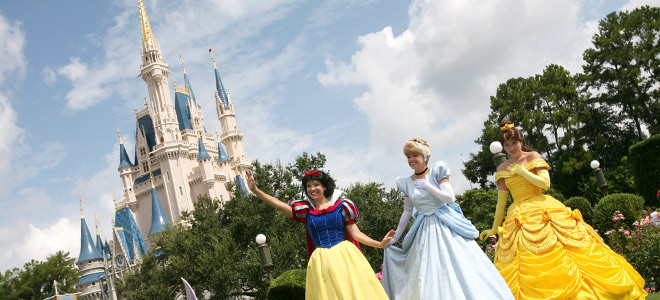 Princesses and Magic Kingdom in Orlando