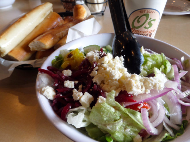 O’s American Kitchen Greek Salad