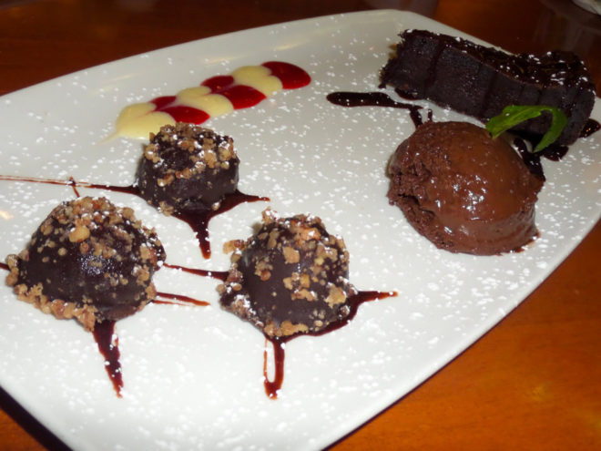 The Chocolate Trio Dessert