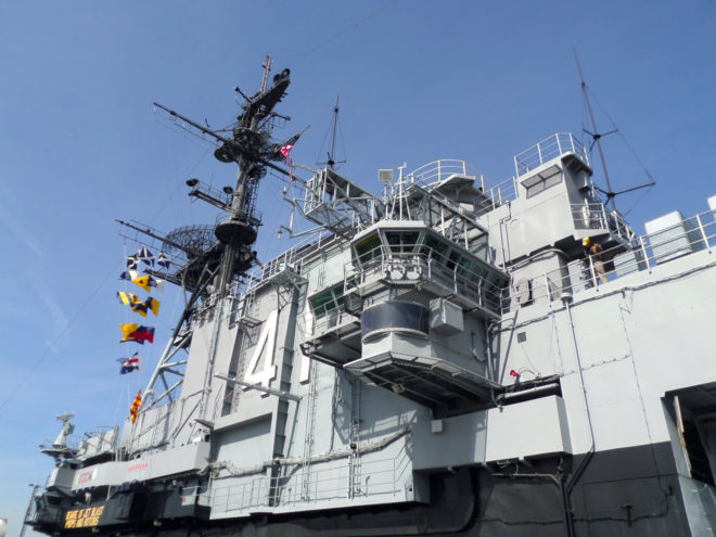 The Bridge of the USS Midway Aircraft Carrier Museum