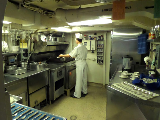 USS Midway Museum Captains Kitchen