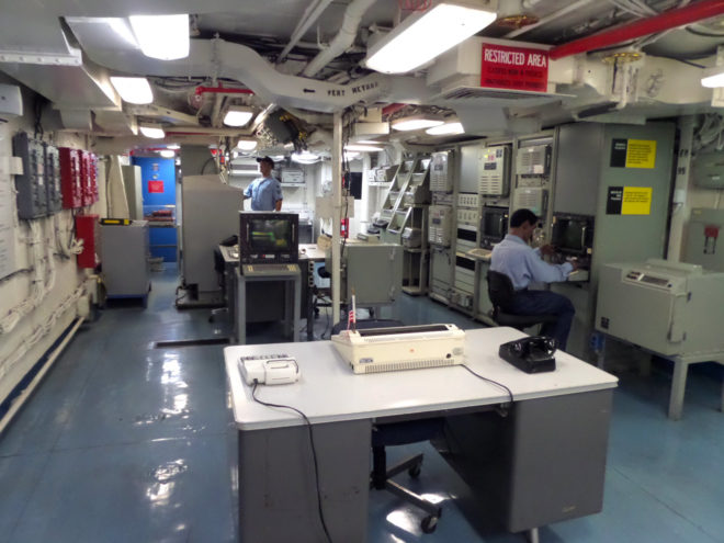 USS Midway's Radio Messaging Processing Center