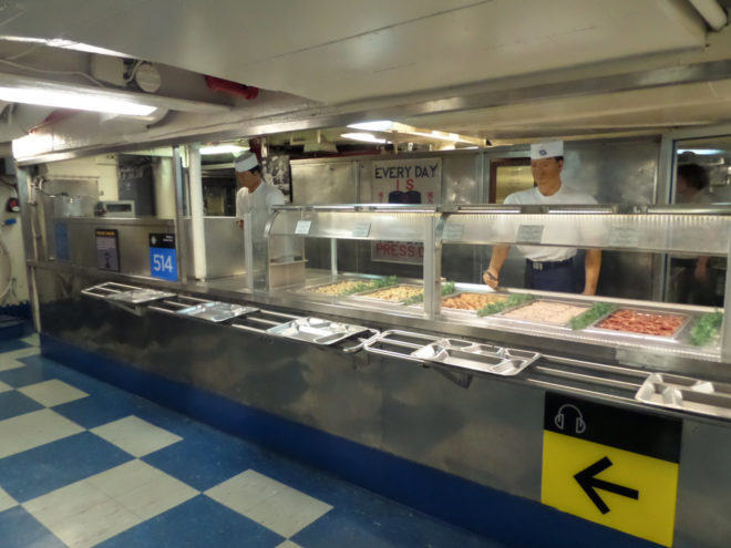 USS Midway Museum Chow Line