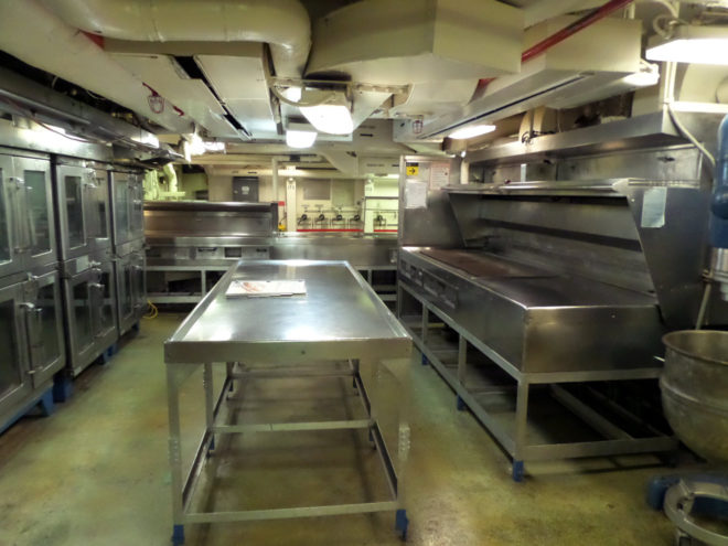 USS Midway Museum Aircraft Carrier Galley