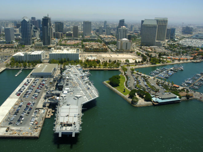 Aerial View of USS Midway Museum