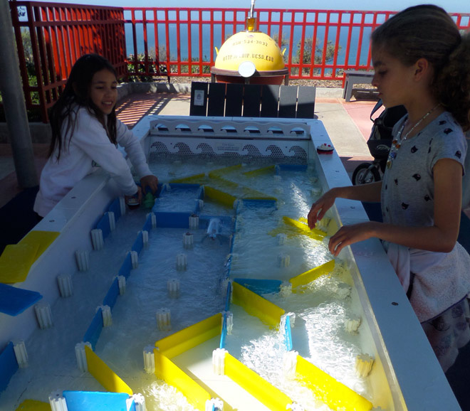 Wave Energy Table at the Birch Aquarium