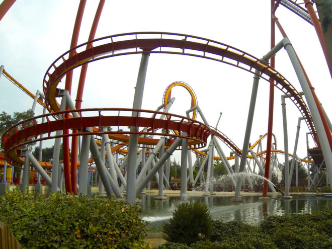 Knott's Berry Farm Silver Bullet Roller Coaster