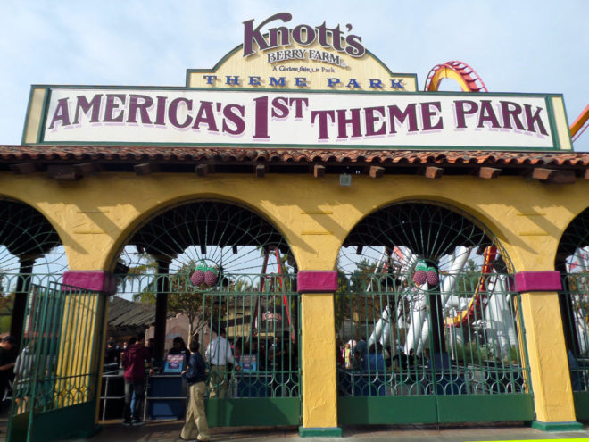Knott's Berry Farm Theme Park Entrance