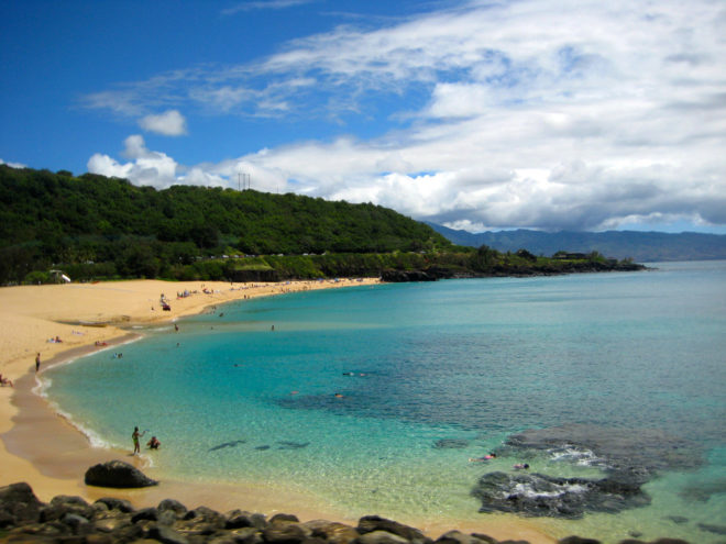 Oahu Tropical Beach with Snorkeling