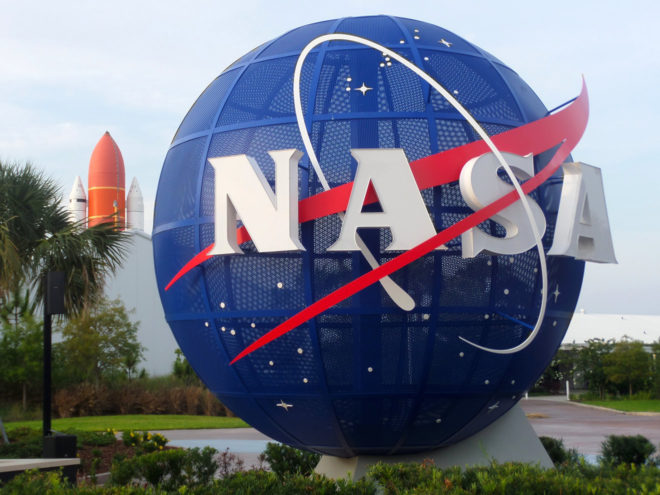 NASA Globe and Space Shuttle Stack