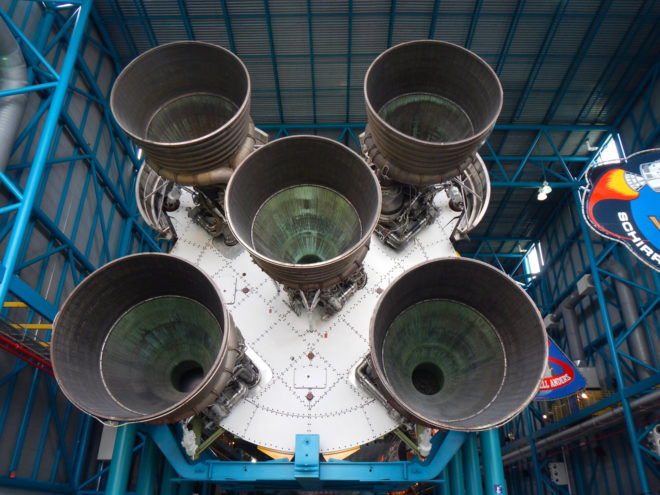 NASA Saturn V F-1 Rocket Engines