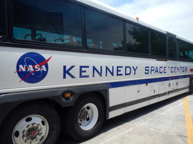NASA Kennedy Space Center Tour Bus