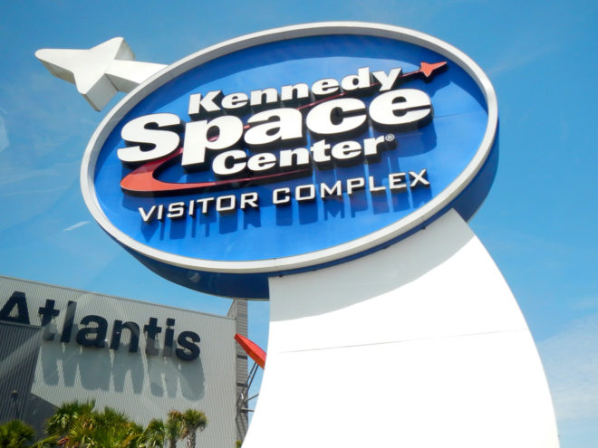Kennedy Space Center Visitor Complex Sign