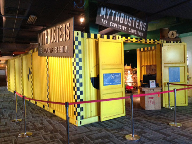 MythBusters Explosive Exhibition Entrance