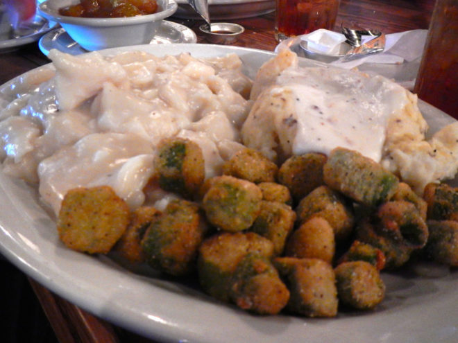 Cracker Barrel Chicken N Dumplins Platter