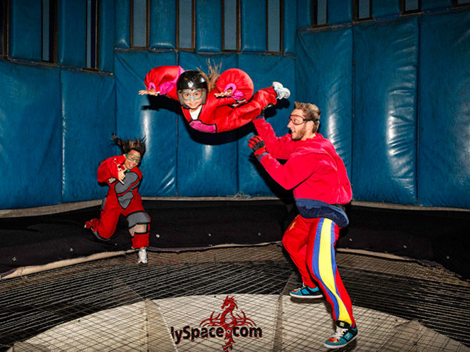 Kids at Vegas Indoor Skydiving