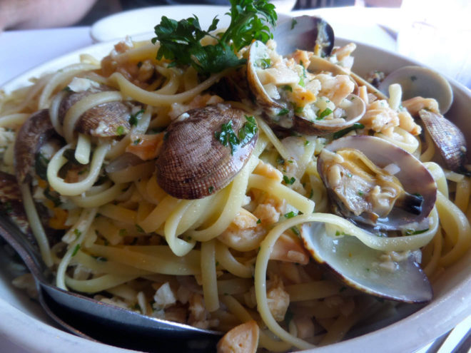 Linguini with Clams from C & O Cucina