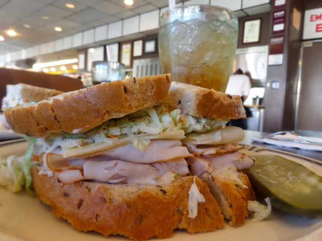 Langer's Delicatessen Turkey Sandwich