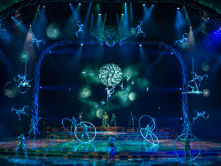 Cyr Wheel and Aerial Hoops from Zarkana by Cirque du Soleil