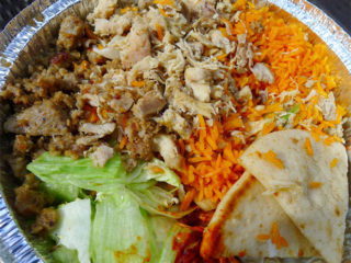 The Halal Guys Combo Platter