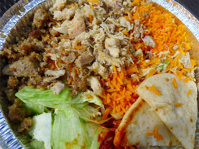 Combo Platter from The Halal Guys in NYC