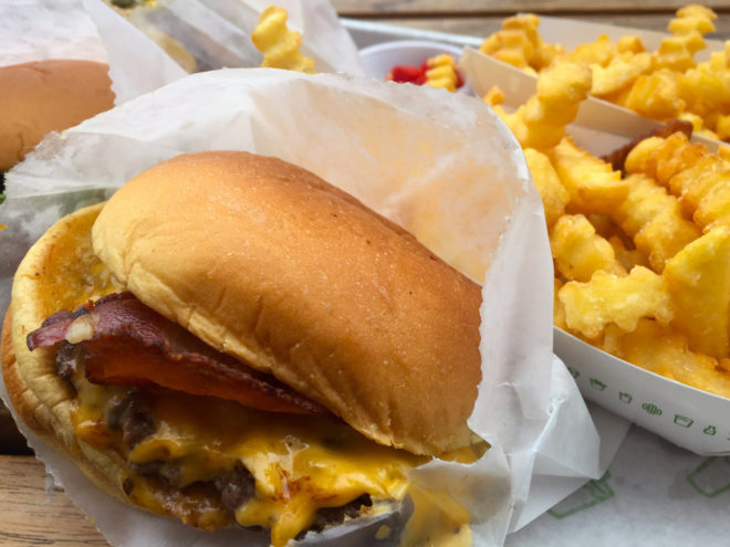 SmokeShack Burger from Shake Shack