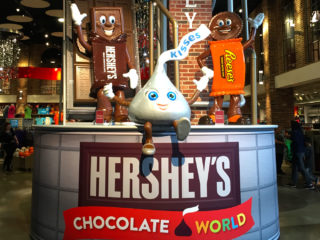 Hershey's Chocolate World Character Display